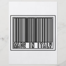 Hecho en Italia Tarjeta Publicitaria