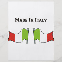 Hecho en Italia Tarjetón