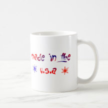 Hecho en los E.E.U.U. Tazas