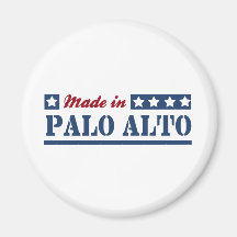 Hecho en Palo Alto Imán Para Frigorífico