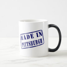 Hecho en Pittsburgh Tazas De Café