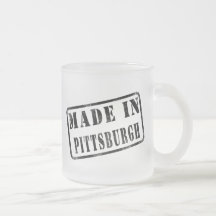 Hecho en Pittsburgh Tazas De Café