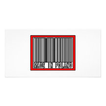 Hecho en Polonia Tarjeta Fotográfica Personalizada