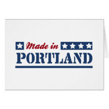 Hecho en Portland ME Tarjetas