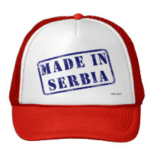 Hecho en Serbia Gorro De Camionero
