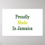 Hecho orgulloso en Jamaica Poster