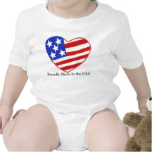 Hecho orgulloso en los E.E.U.U. Camisetas