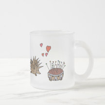 Hedgehog - erizo taza