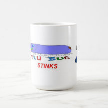 Hedores del insecto de la gripe tazas