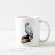 Hedwig en los libros tazas de café