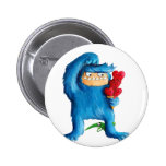 Helado azul del monstruo pins