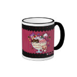 ¡Helado de Kawaii atacado! Tazas De Café