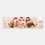 - Helado - fractura de plátano dulce Pegatina De Parachoque