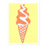 Helado suave tarjeta postal