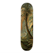 Helechos y palmera del vintage botánicos patinetas personalizadas