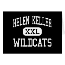 Helen Keller - gatos monteses - joven - Schaumburg Tarjetas