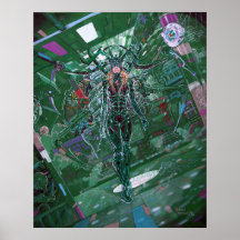 Helga la reina de Techno Posters