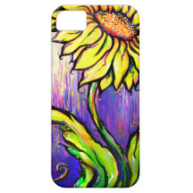 Helianthus annuus iPhone 5 funda