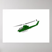 Helicóptero militar impresiones