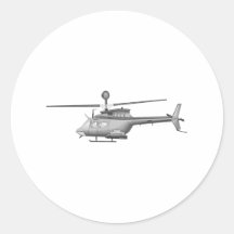 Helicóptero militar pegatina