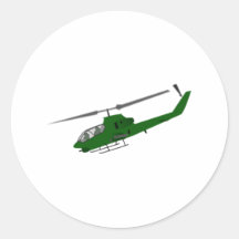 Helicóptero militar pegatinas redondas