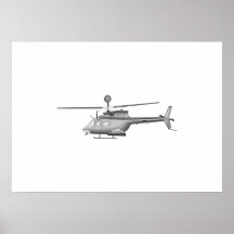 Helicóptero militar posters