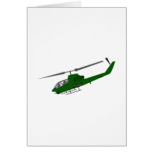 Helicóptero militar tarjetas