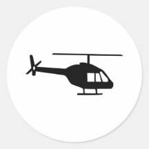 Helicóptero Pegatina