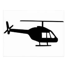 Helicóptero Tarjetas Postales