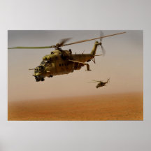 Helicópteros traseros MI-35 Impresiones