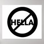 Hella no es un poster de la palabra