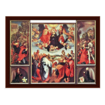 Heller-Altar: Reconstrucción del altar abierto Postales