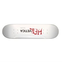 Hellvetica - gemelo malvado Helvética Patin Personalizado