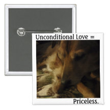 *Help incondicional del amor un Pin del dog*