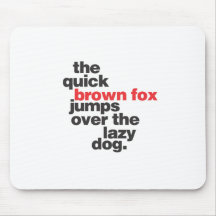 helvetica-quickbrownfox.ai alfombrillas de raton