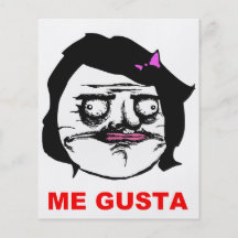 Hembra negra yo cara cómica Meme de la rabia de Gu Tarjeton