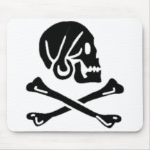 Henry cada bandera de pirata auténtica alfombrillas de raton
