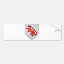 Heráldica oficial del símbolo de Armoiries Basse-L Pegatina De Parachoque