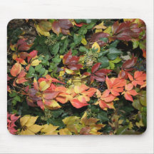 Herbst Laub Mauspads