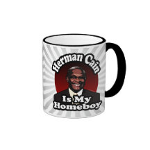 Herman Caín es mi Homeboy, estilo retro Tazas De Café