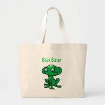 hermana del bebé de la rana bolsa