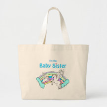 hermana del bebé del unicornio bolsas