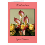 Hermana del querida de Feliz Cumpleaños Felicitaciones