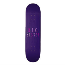 Hermana grande en rosa patin personalizado