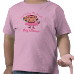 Hermana grande futura del mono camisetas