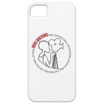 Hermanas del carrete - caso del iphone 5 iPhone 5 Case-Mate funda