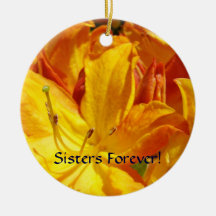 ¡Hermanas para siempre! Rododendros colgantes de l Ornamentos De Reyes