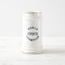 Hermanastra retra fresca del campeón del mundo taza