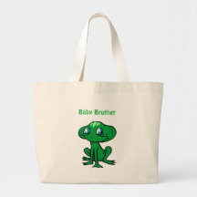 hermano del bebé de la rana bolsas de mano