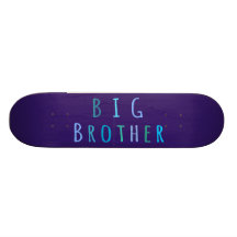 Hermano mayor en azul patinetas personalizadas